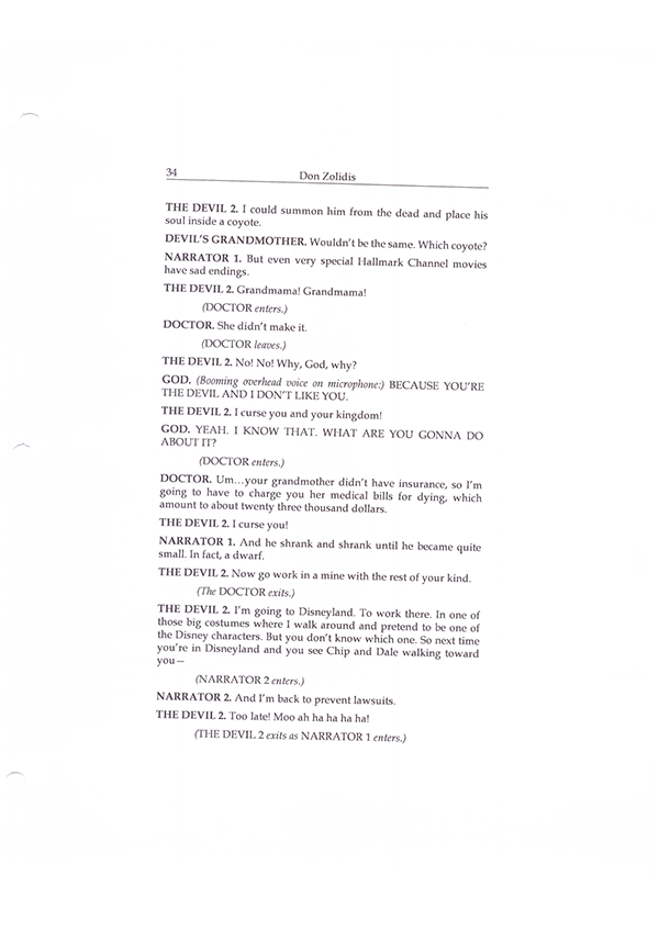 Nandini Tandon Stage Management Script Sample Three