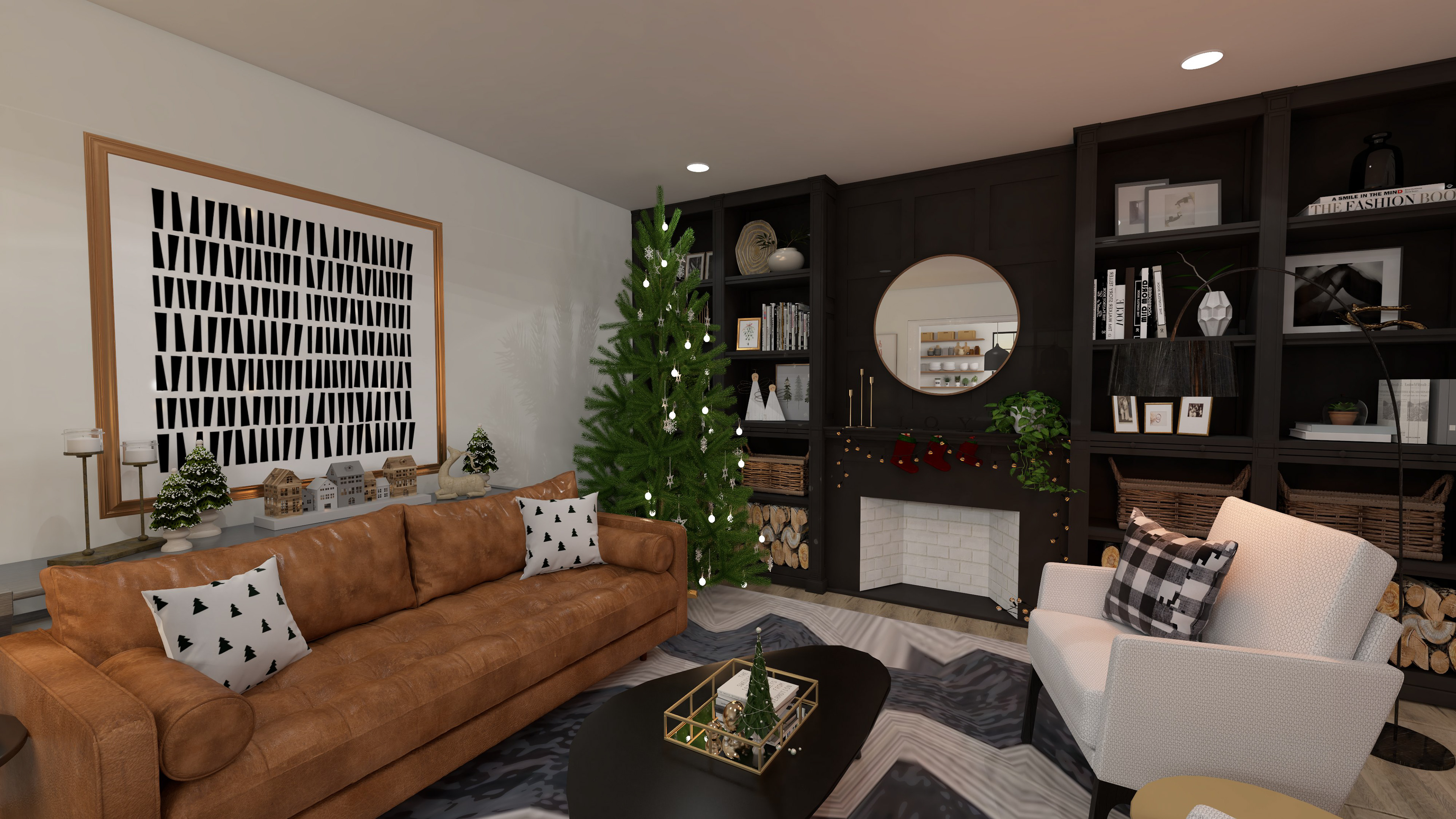 Cozy Christmas Living Room ByMeredithAnne
