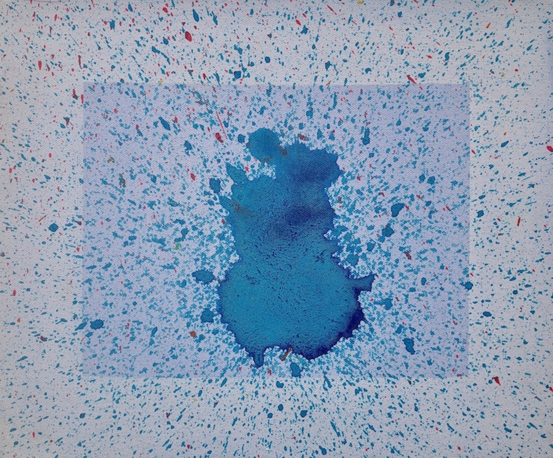 Splat 2, 2019-2020, 10" x 12", oil on canvas