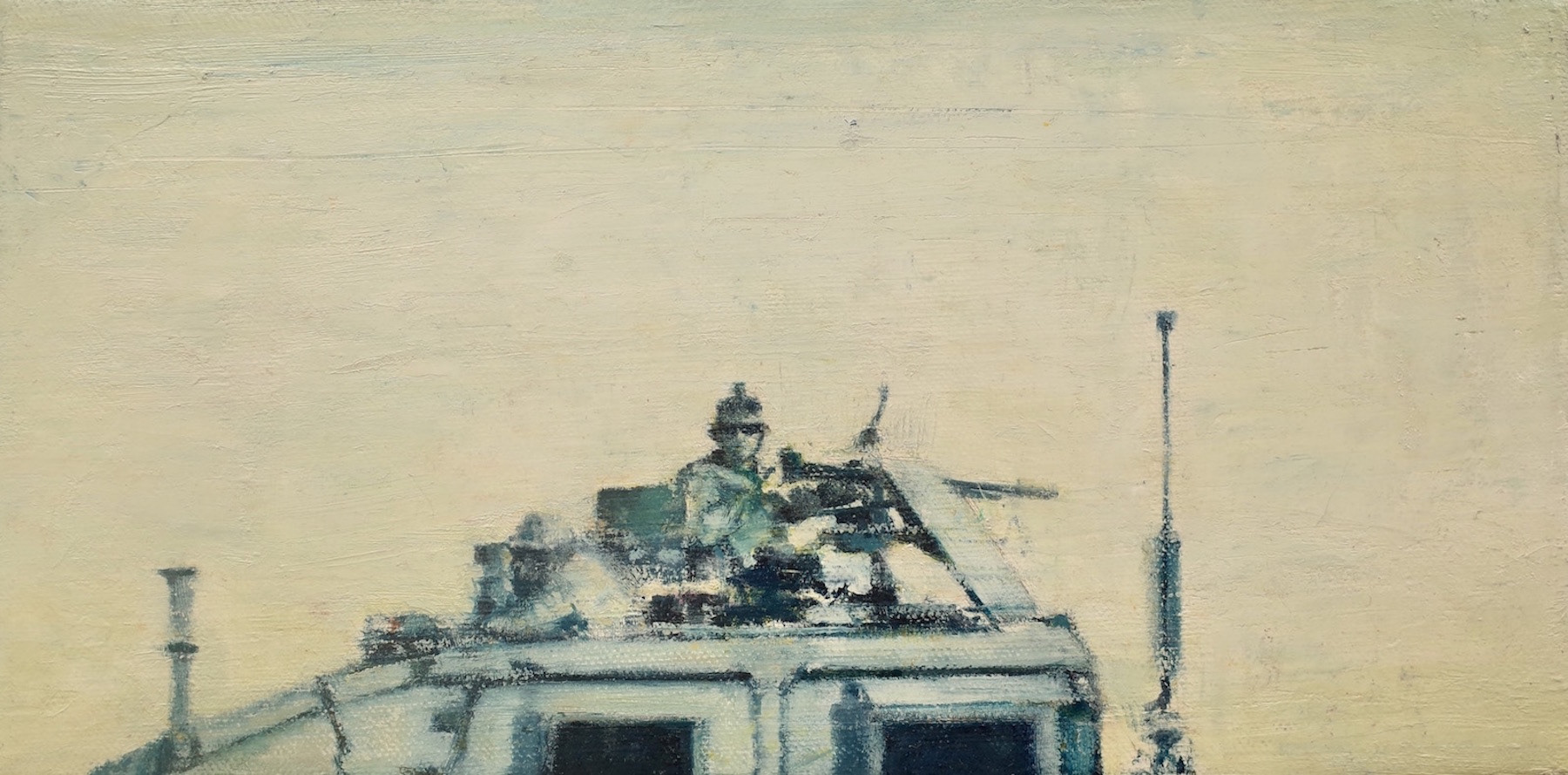 Hummer, 2011, 8”x 8”, oil on canvas