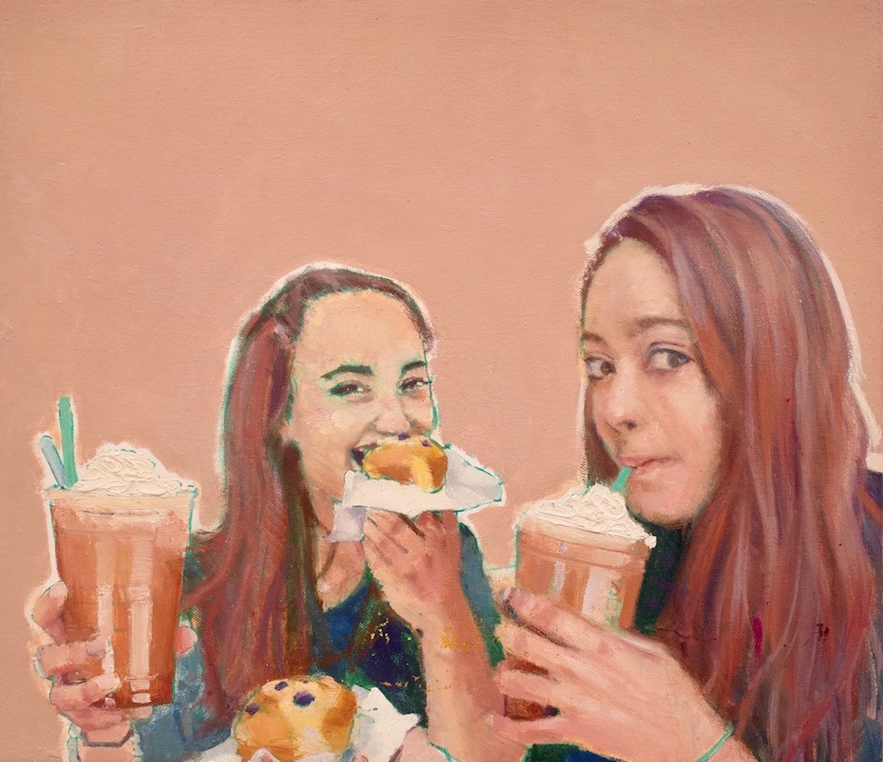 Treats, 2016, 14” x 16”, oil on canvas