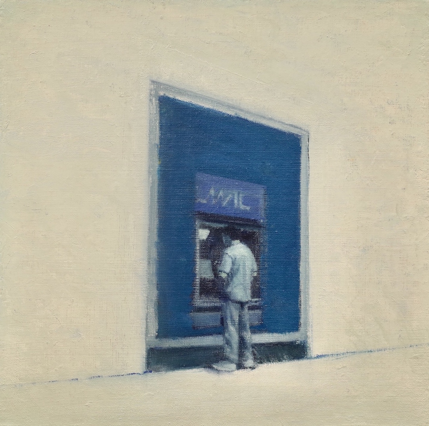 ATM, 2013, 9 5/8” x  9 7/8”, oil on canvas