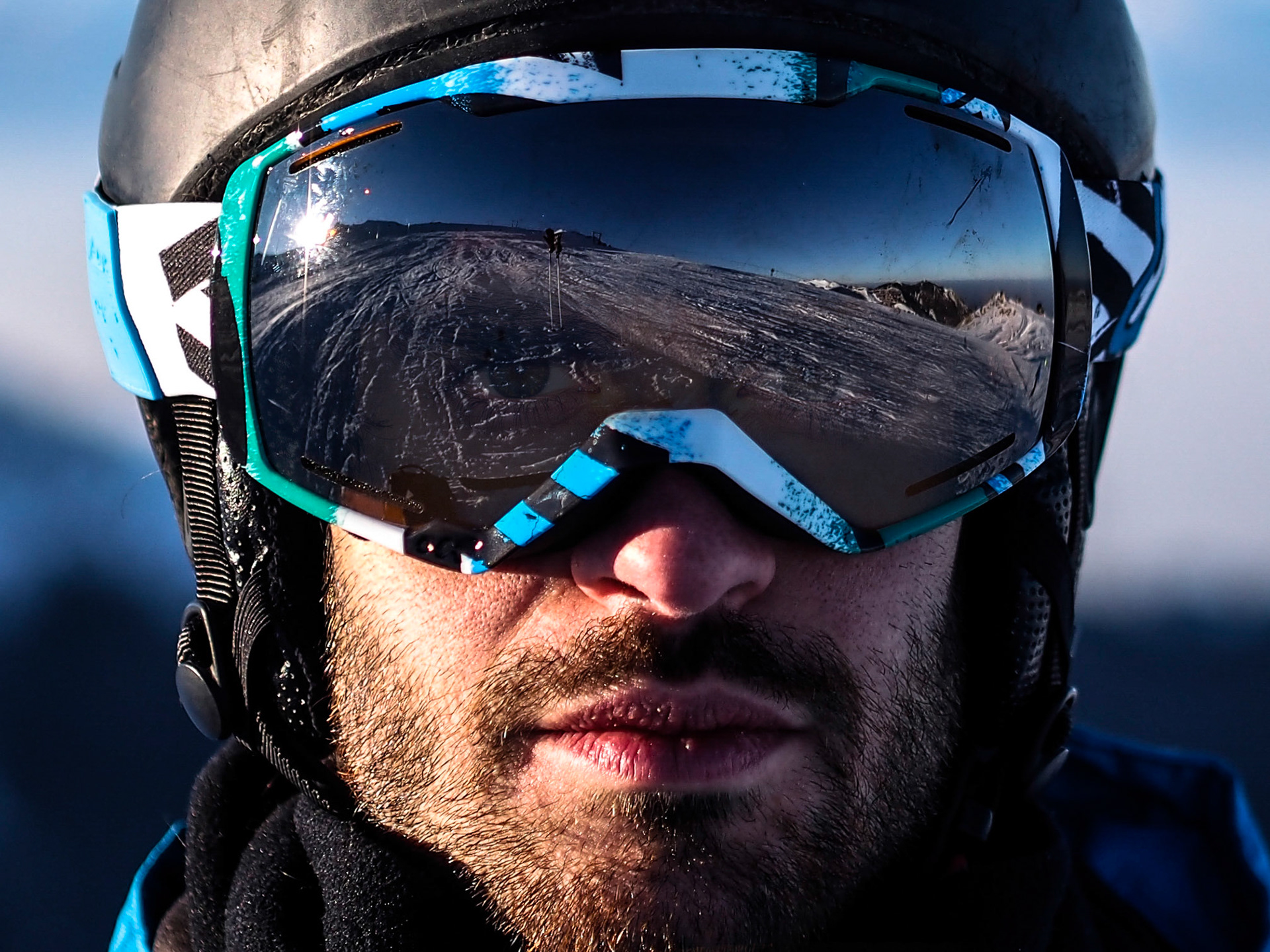 Self-portrait, Artesina, Alps, Italy