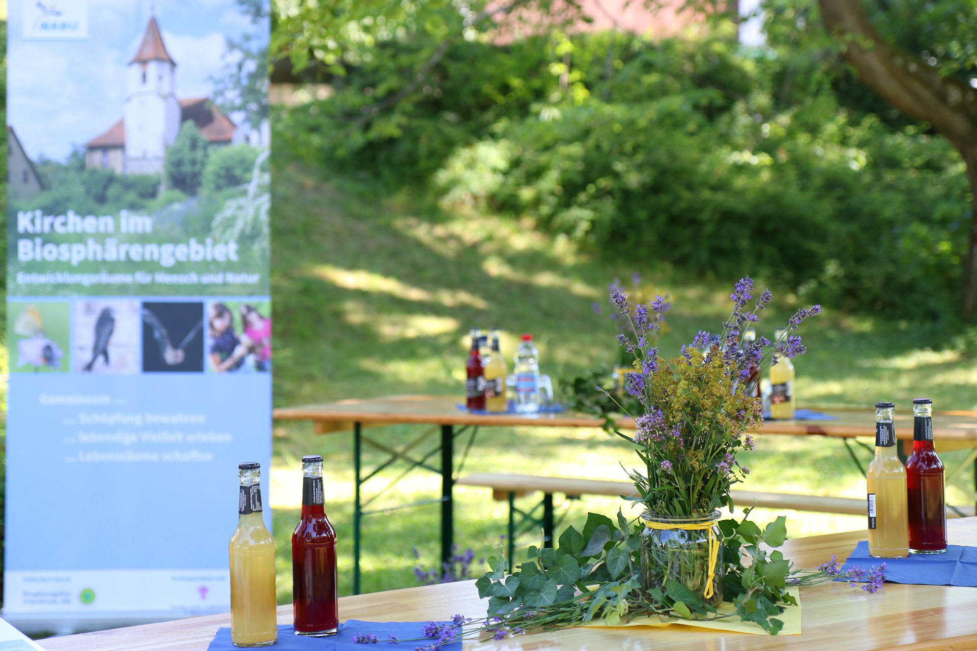 Roll-Up, "Kirchen im Biosphärengebiet", NABU