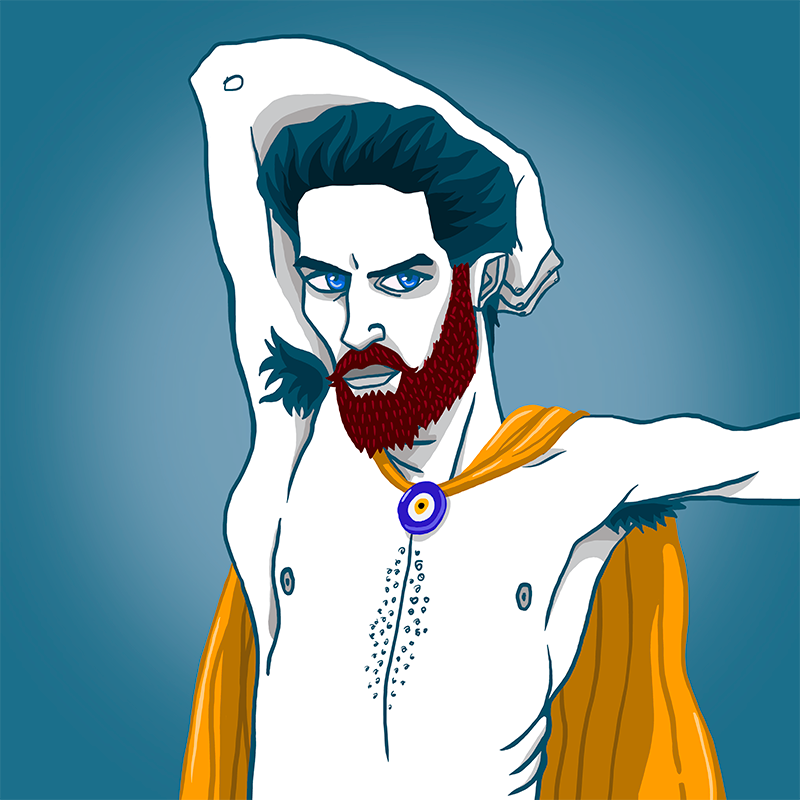 Egon Variations I - 120 x 120 cm / Fine art print ( 2021 )