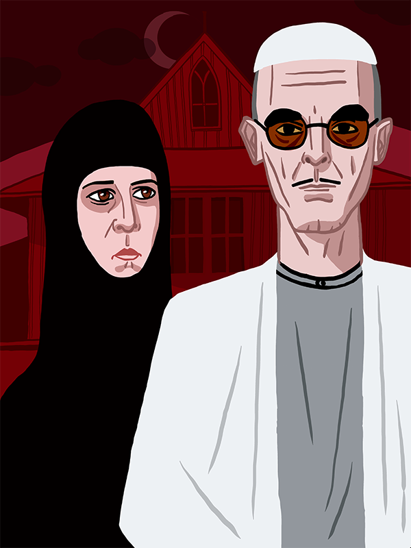 The Real Gothic - 90 x 120 cm / Fine art print ( 2021 )