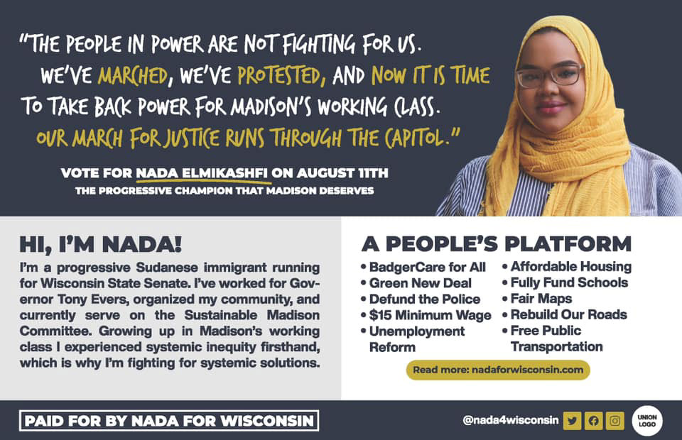 Riley Johnson - Nada Elmikashfi for Wisconsin Senate