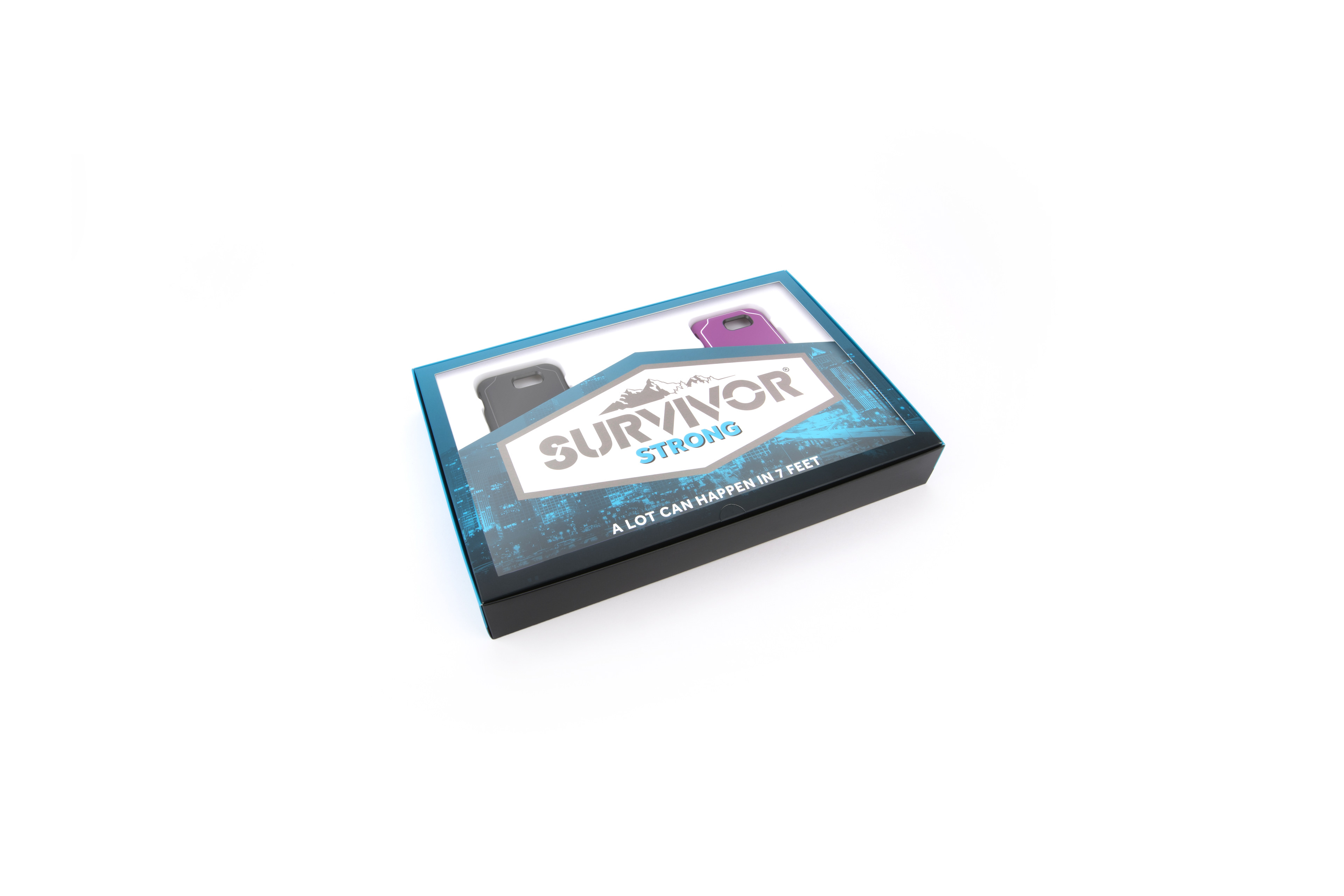 Compact, self-closing kit with soft-touch magnetic closure keeps all sales materials organized.