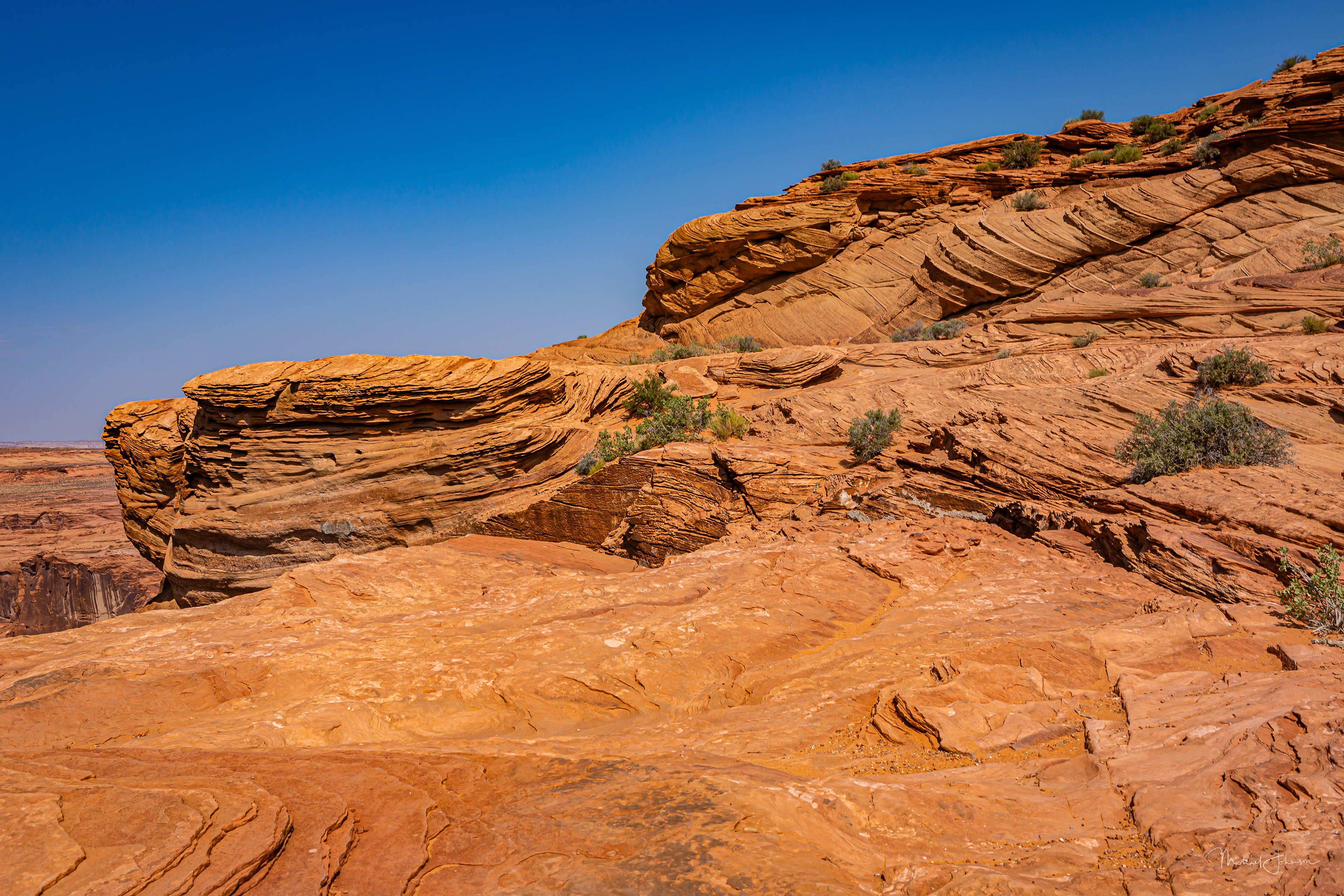 Horseshoe Bend Overlook - Rock Formation