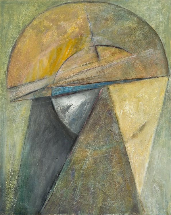 The Myth of Invariance (2009) Oil and mixed media on canvas, 20 x 16 inches