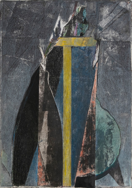 Quelle Antiche Ombre (1987) Monotype, 17 x 12 inches