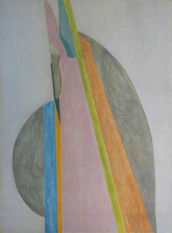 Klarika (G) 1982, Monoprint, mixed media, 58 x 42 inches