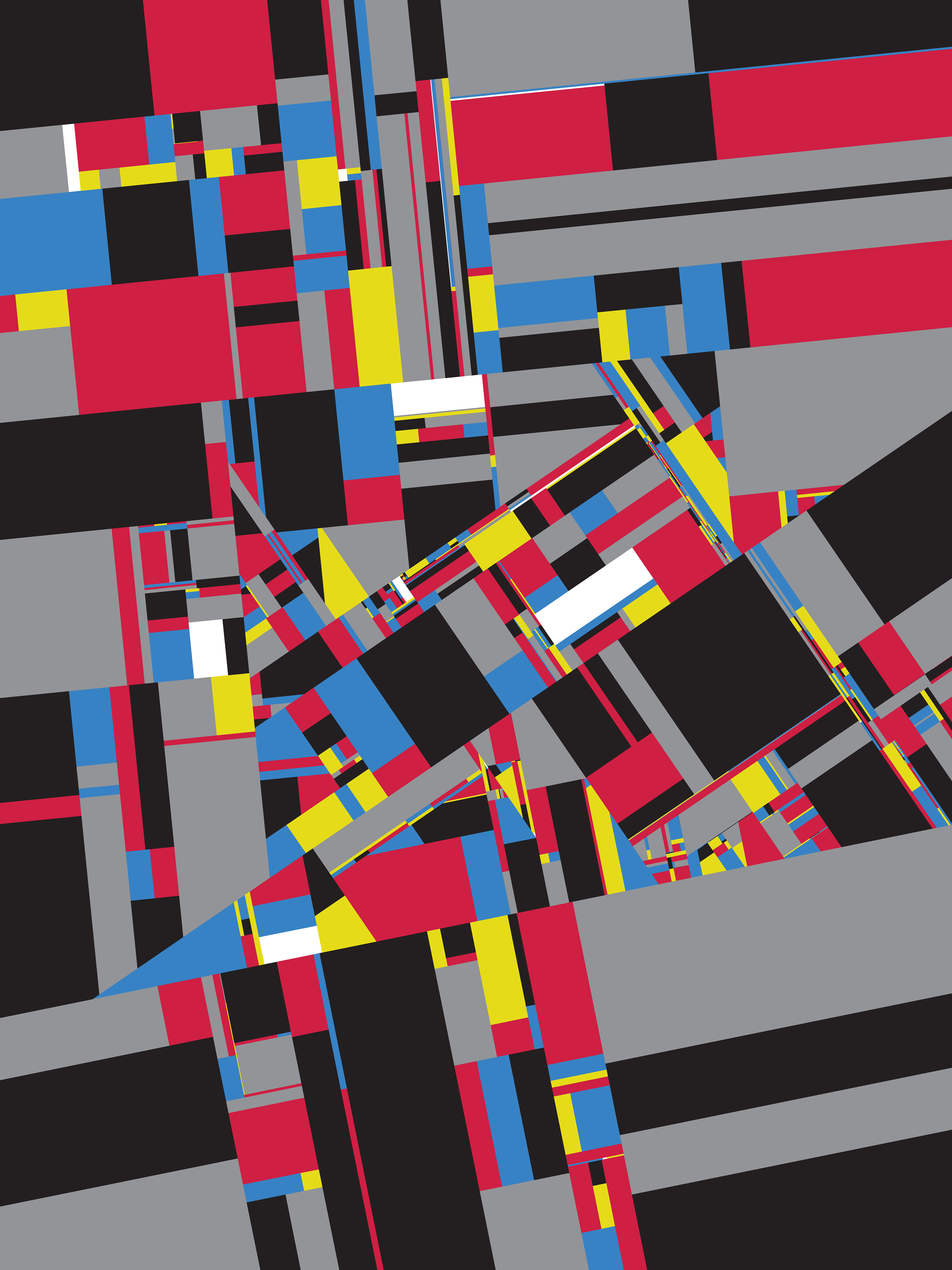 Geometric color-blocking; Constructivist