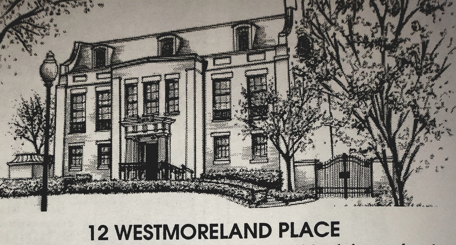 Pen and Ink - West Moreland Place St. Louis