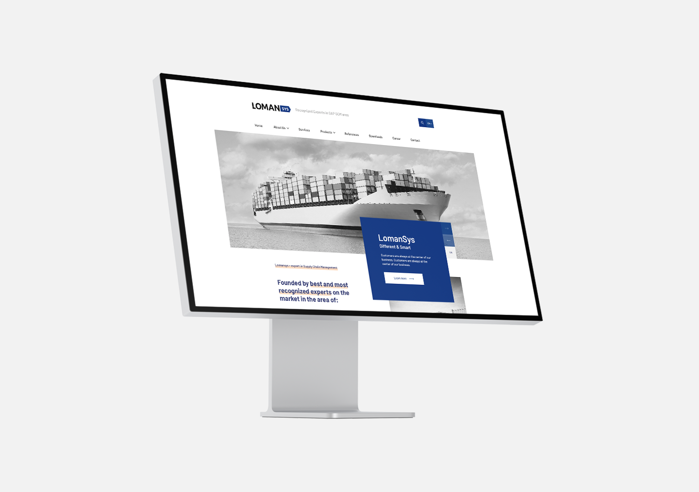 lomansys - strona www - Michał Rajczak - Portfolio - Grafik Freelancer - Poznań