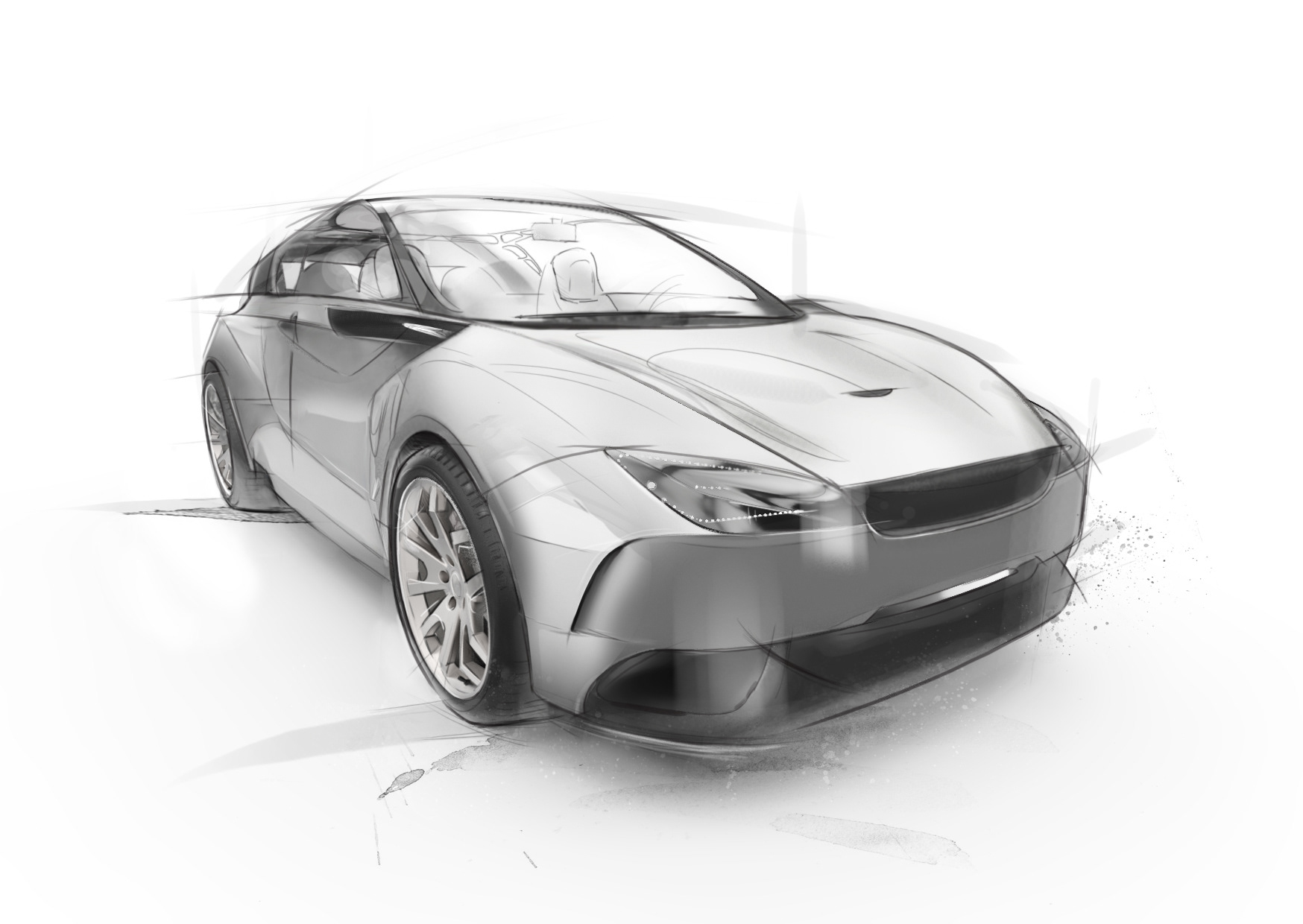 Ghost Car Sketch