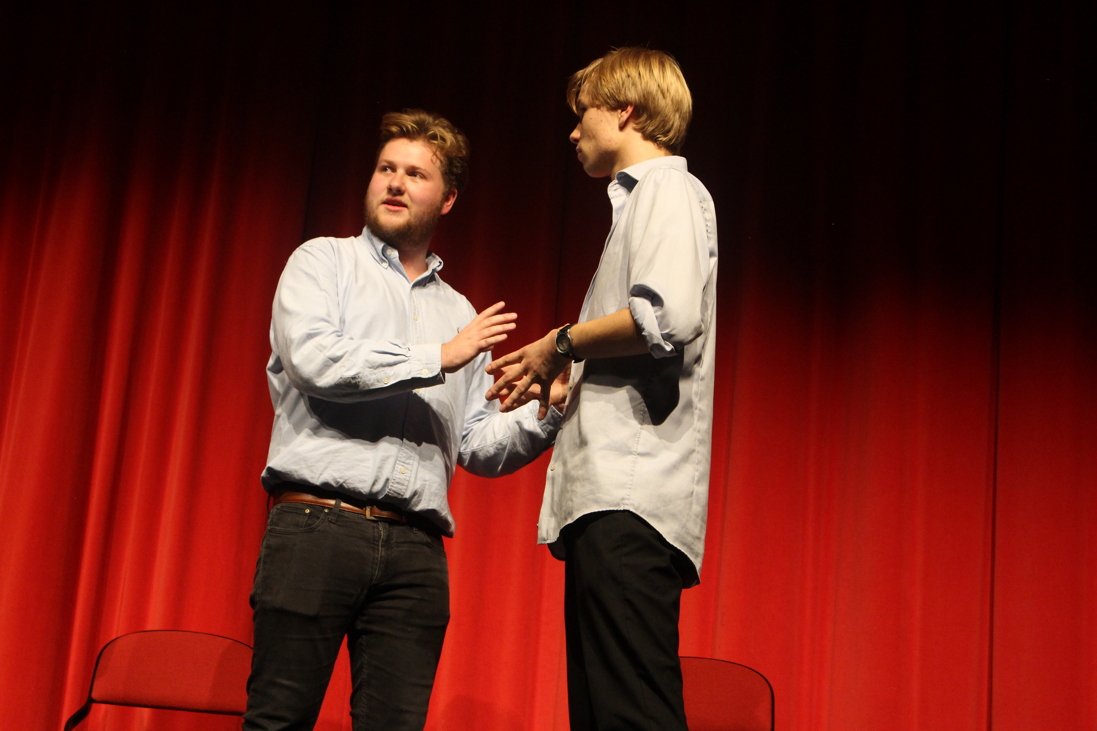 On Stage during 'ParaHoops' Revunions Edinburgh Fringe Highlight Show