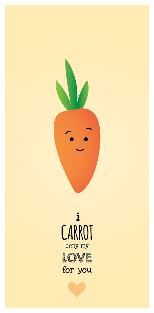 Kiss My Carrot Poster - TeeHex