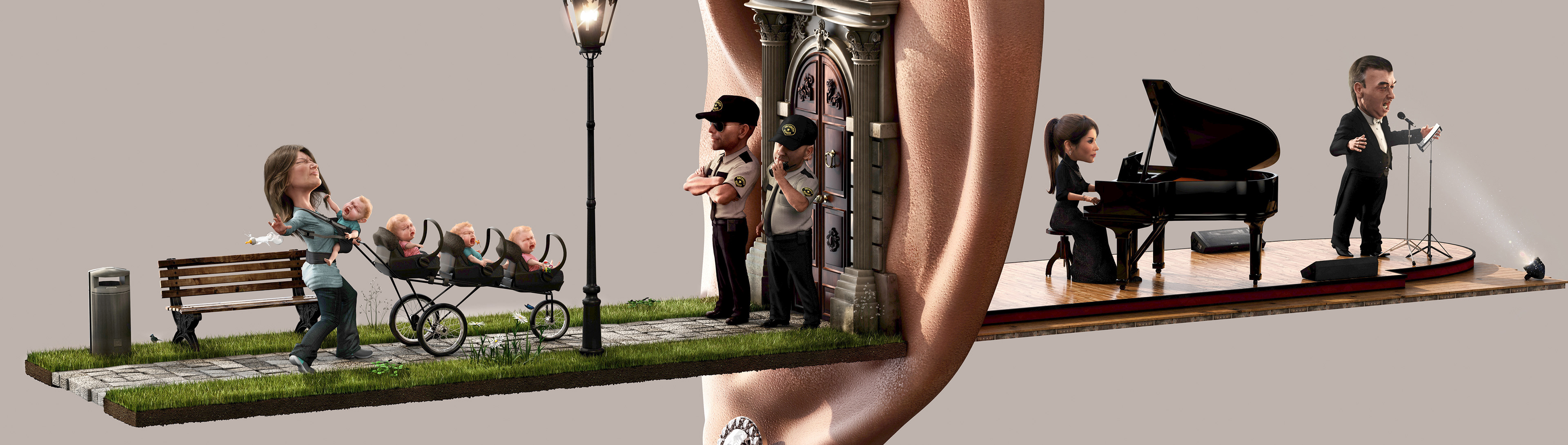 Digital / Visual Artist SAMSUNG NOISE REDUCTION PRINT AD