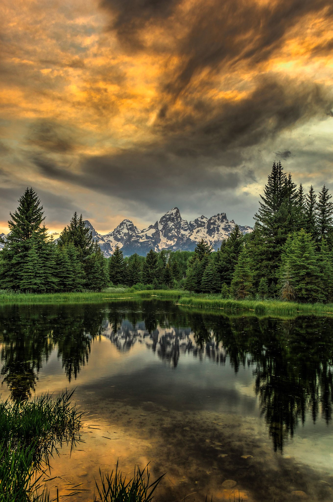 Schwabacher Sunset 5911Grand Teton National ParkWyomingJune 21, 2014PENTAX K-3, Sigma 18-250mm f/3.5-6.3 DC OS HSMISO 100 18 mm  ⅛ sec at ƒ / 6.3