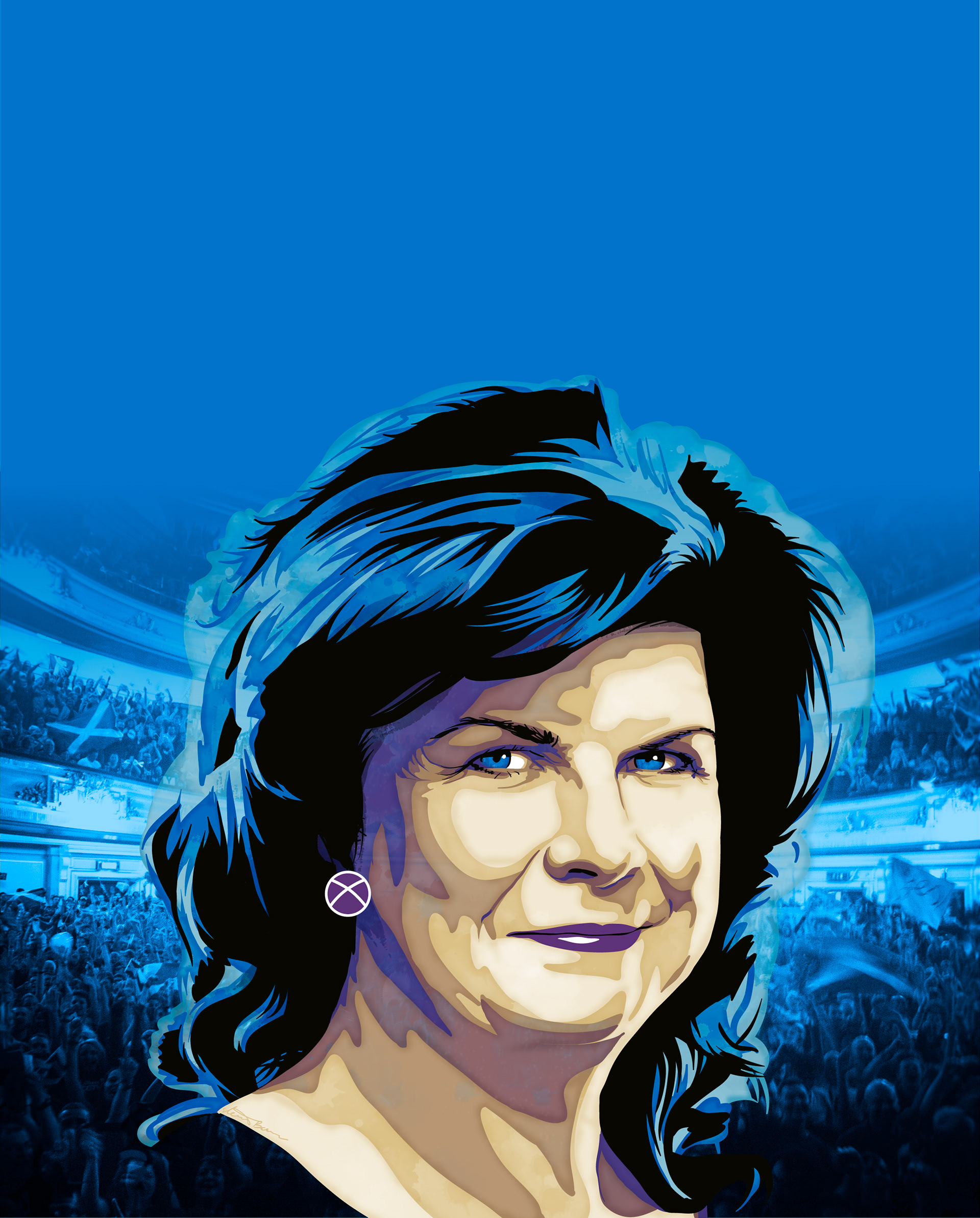Illustration for The National Newspaper cover