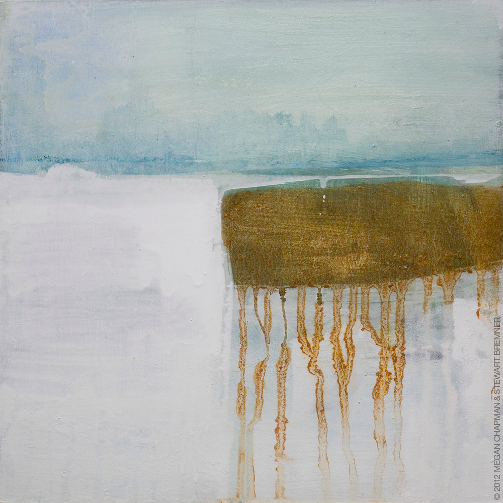 From four thousand miles / June 2012 / Mixed media on panel / 30x30cm / Sold
