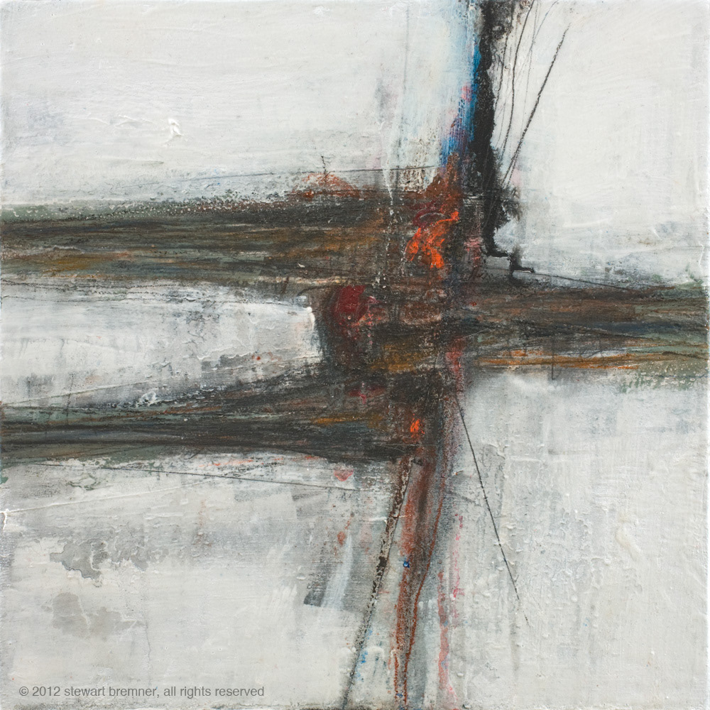 Beyond measure / January 2012 / Mixed media on panel / 30x30cm / Sold