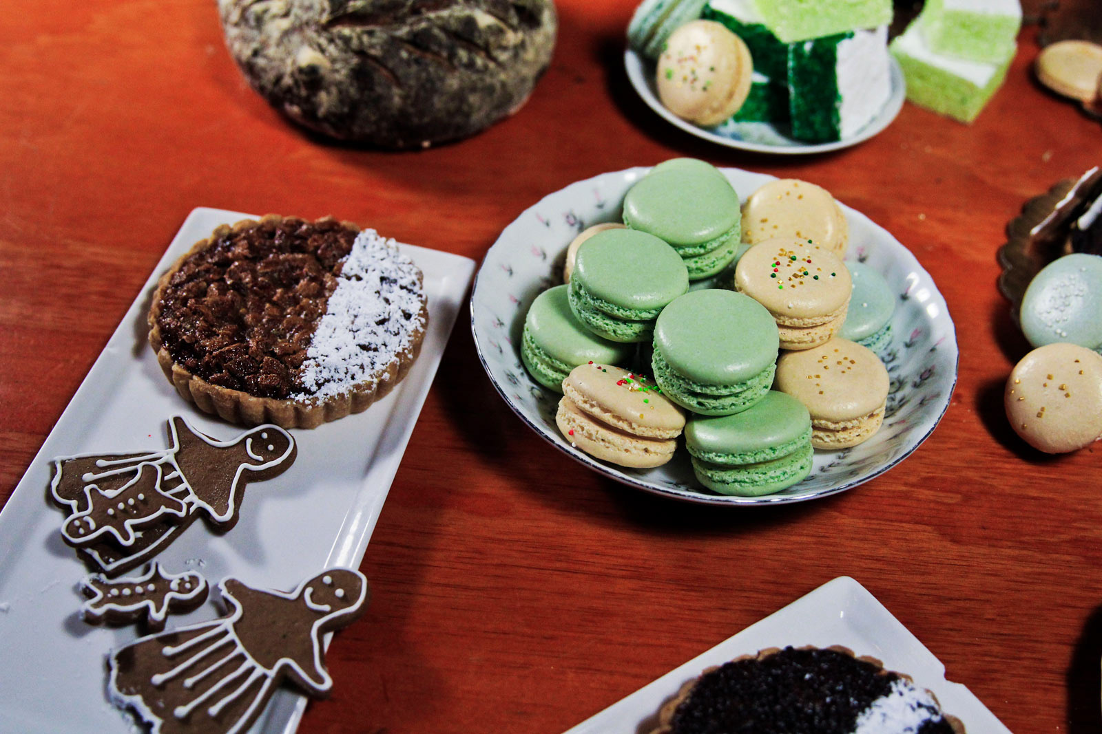 Holiday seasonal treats made by Noisette Pastry Kitchen