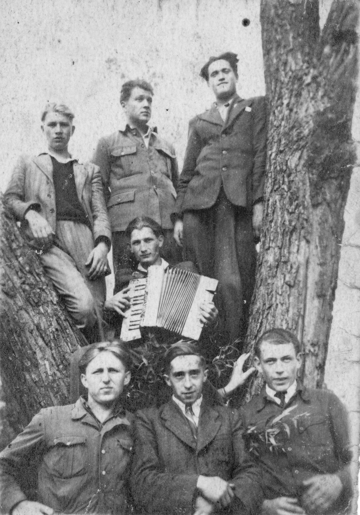 Lata 50. XX wieku | Zabłudowianie - po prawej u dołu Antoni Samsonowicz | z arch. Ireny Samsonowicz
