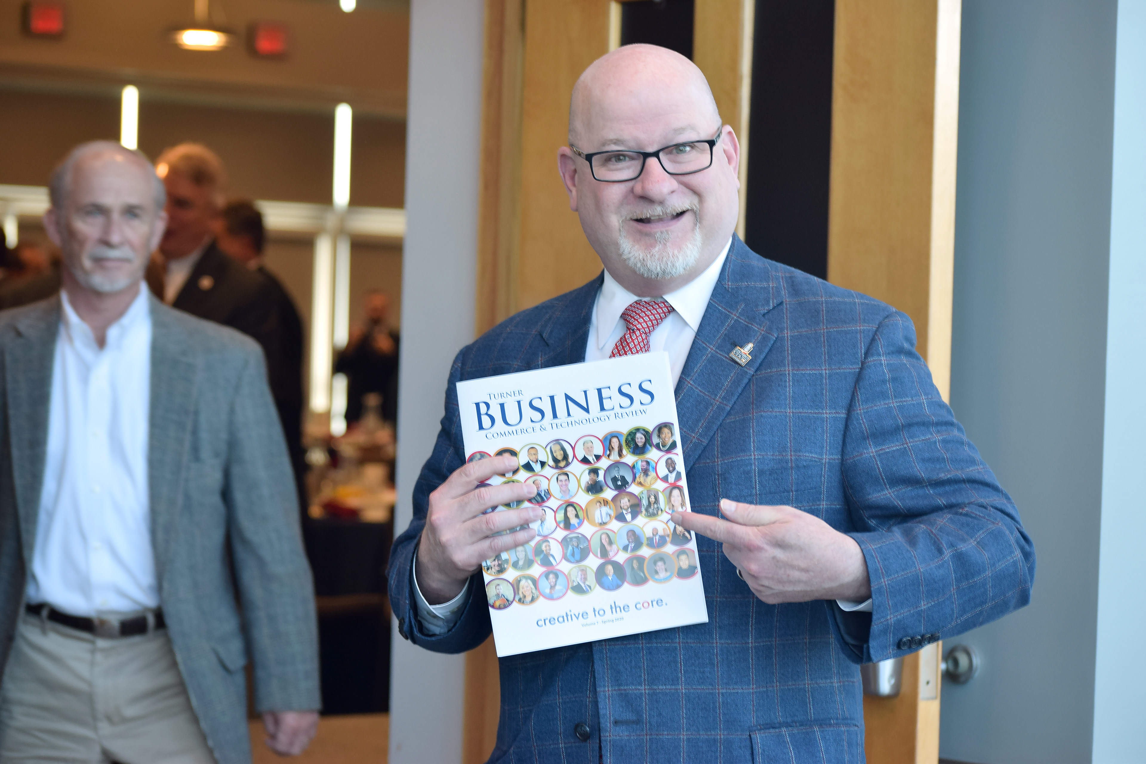 Magazine Debut at Financial Forecast Breakfast 2020 - President Markwood 