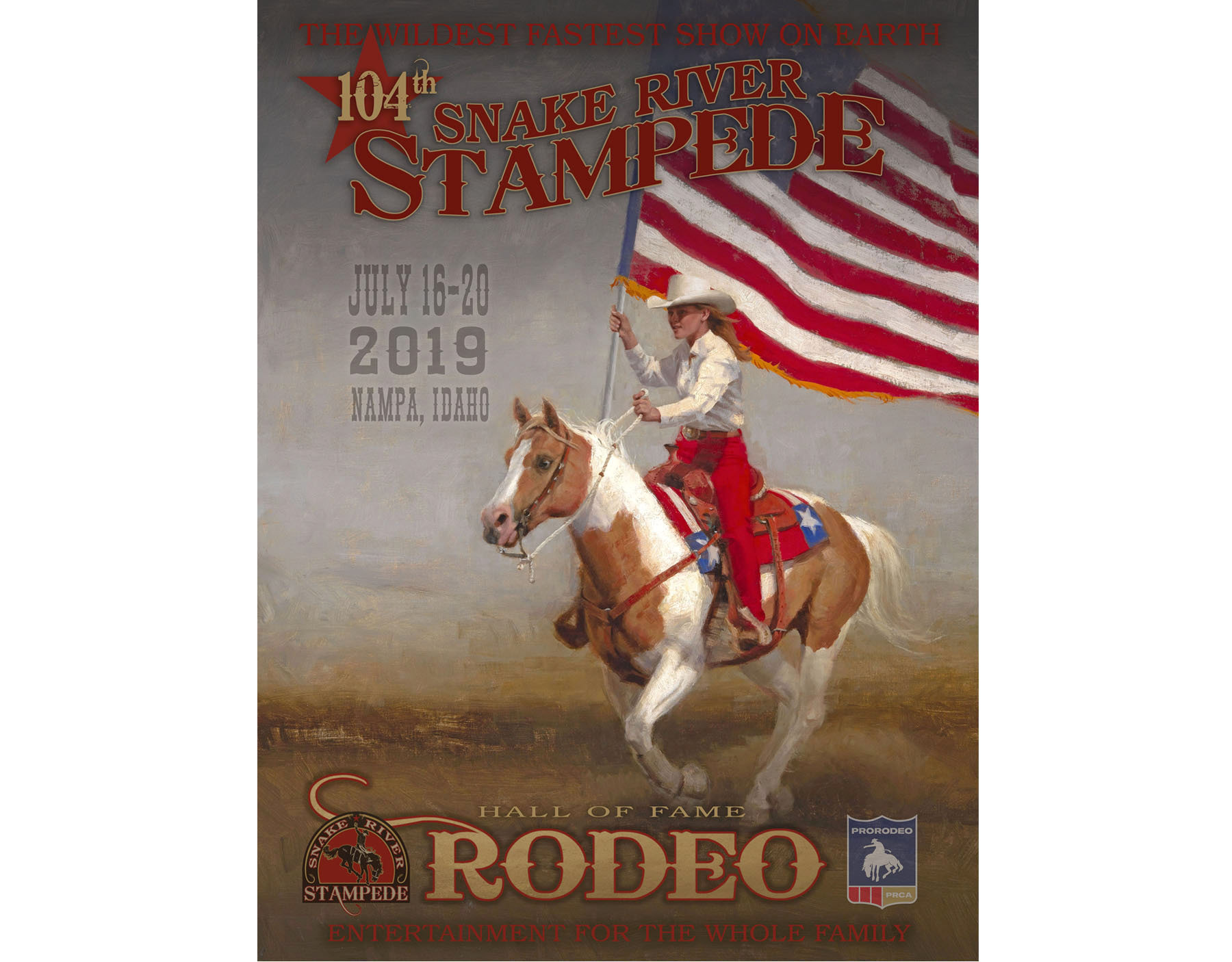 500 Signed & numbered limited edition posters each year. Additionally printed with sponsors on bottom to promote the big event.