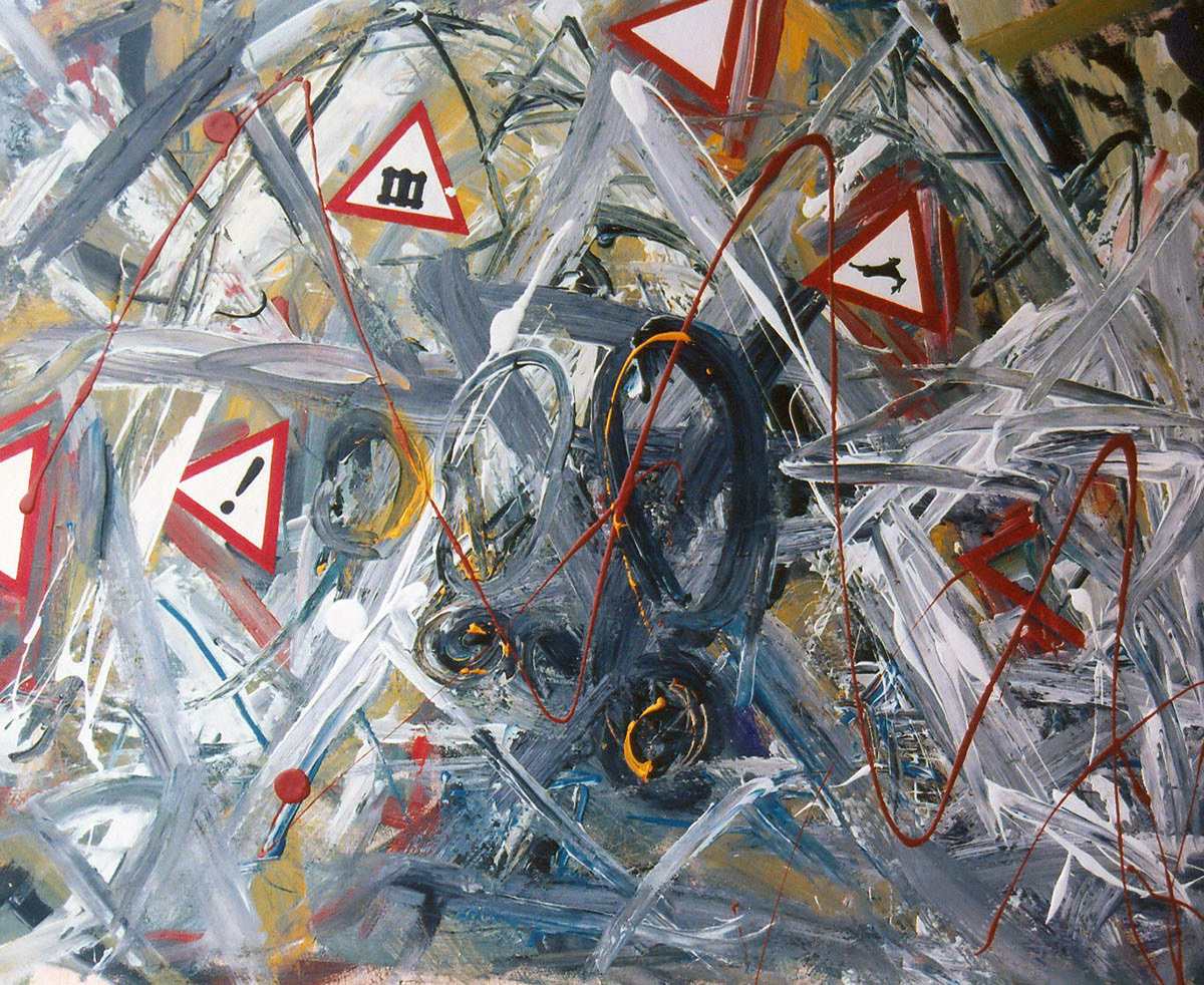 The storm, 2004. Acrylic on canvas