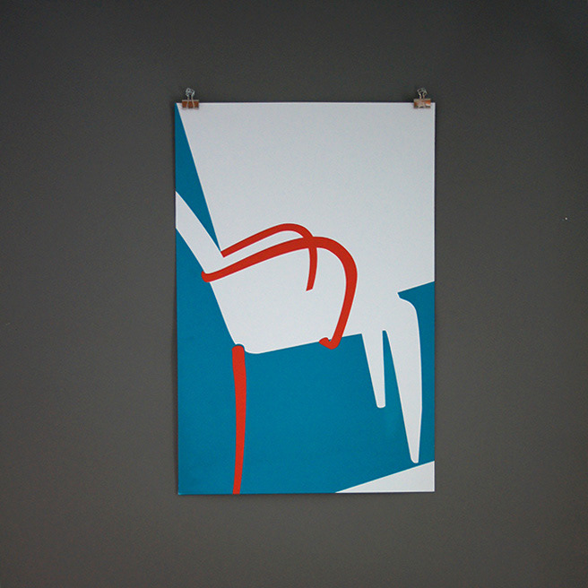 olivier jonckheere Vitra Museum Chair Poster Series