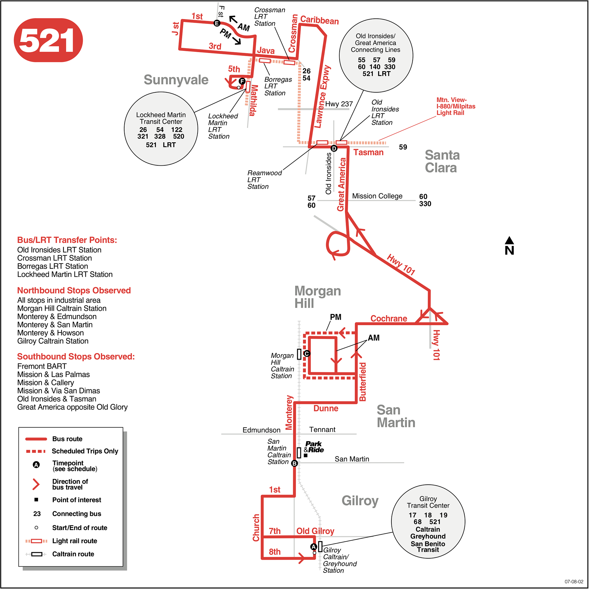 vta bike map