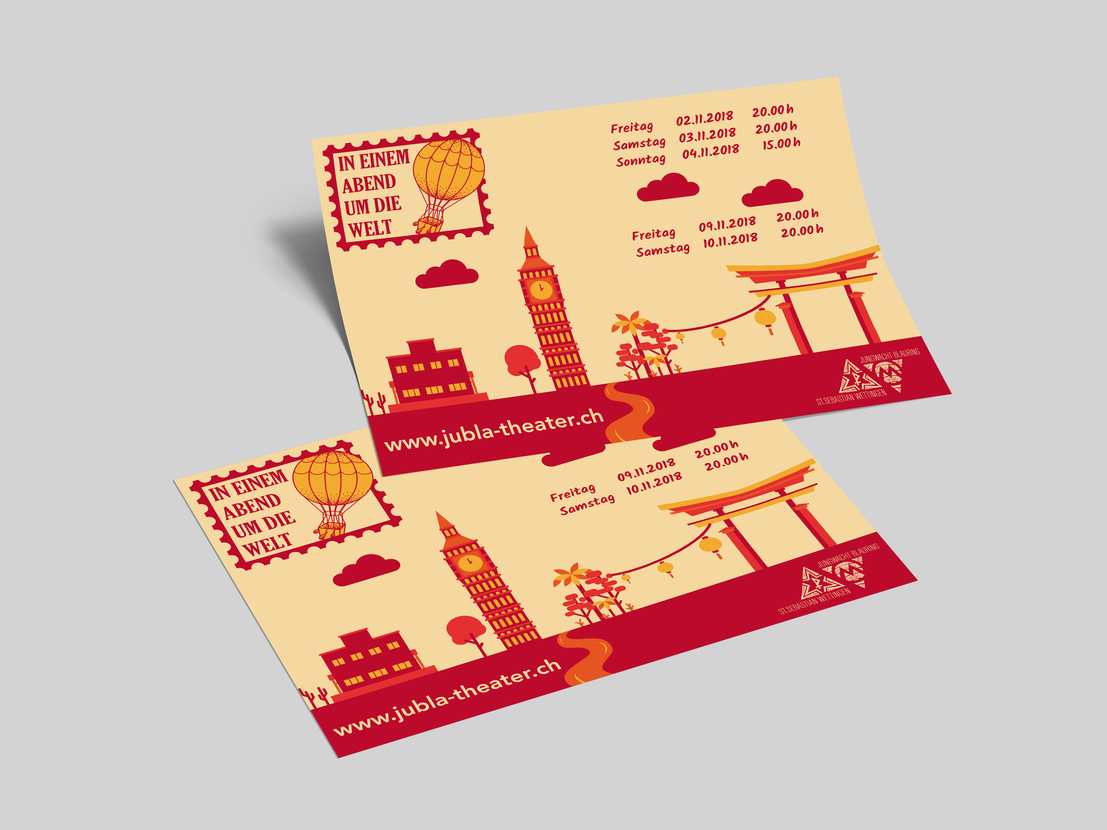 Jungwacht Blauring St. Sebastian Wettingen Theater Flyer