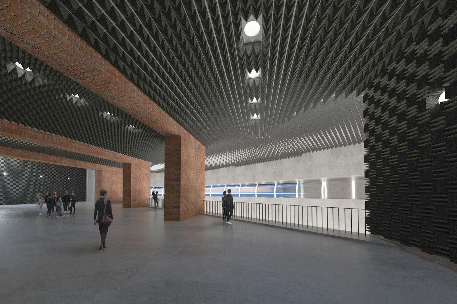 Basement bringing in sound from the tube