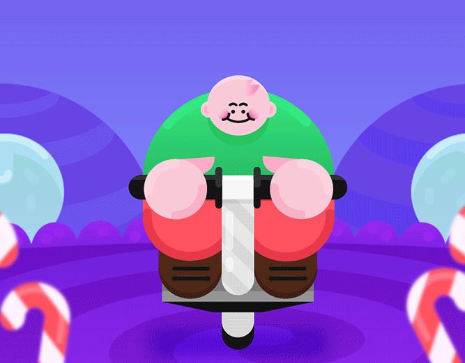 Gustavo Rondon 2D artist and animator Candy Landy Mobile Game