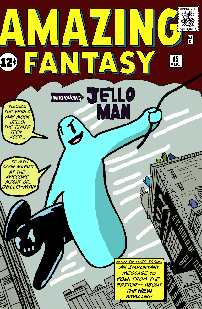 Ben Haubrich - The Jello People Parody Comic Book Cover