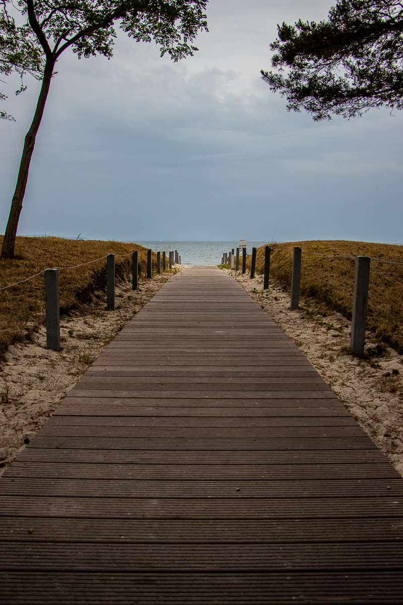 Strandzugang in Binz