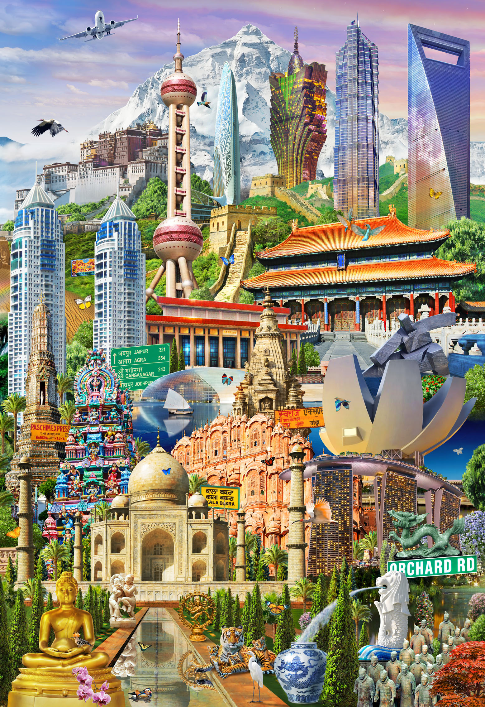 Puzzle Around the world 42000