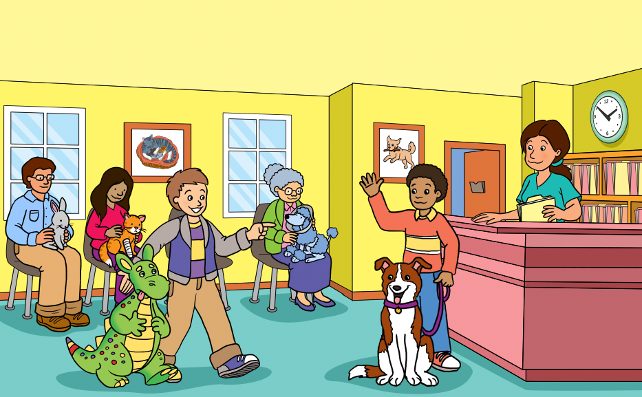 "Dear Dragon" Beginning to Read Book; Design and Illustration; © Norwood House Press