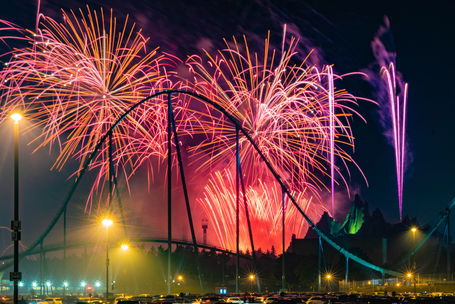 2018-09-02 Firework's From Canada's Wonderland 