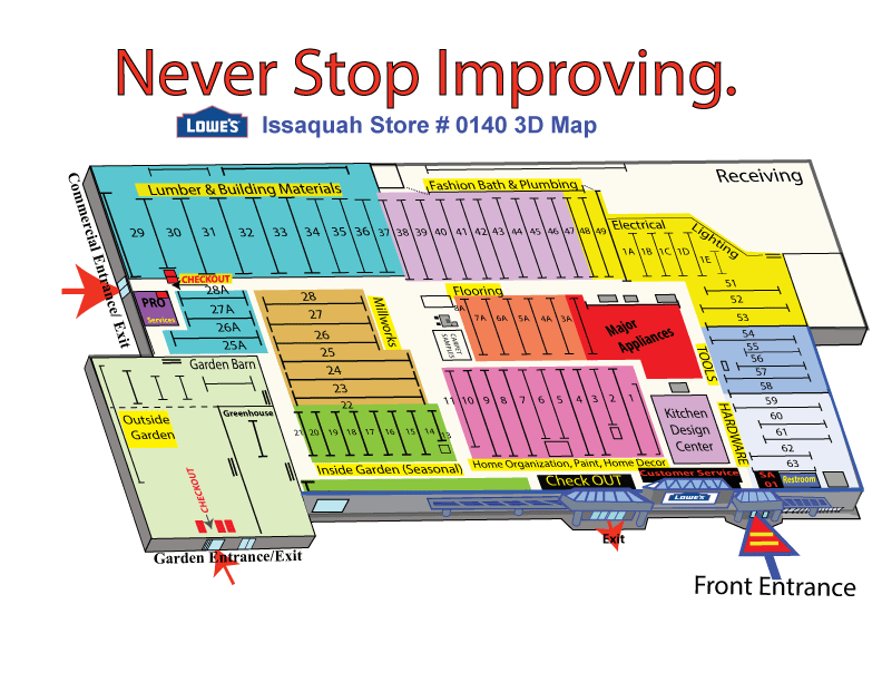 kevin sundquist Lowe s Store Map