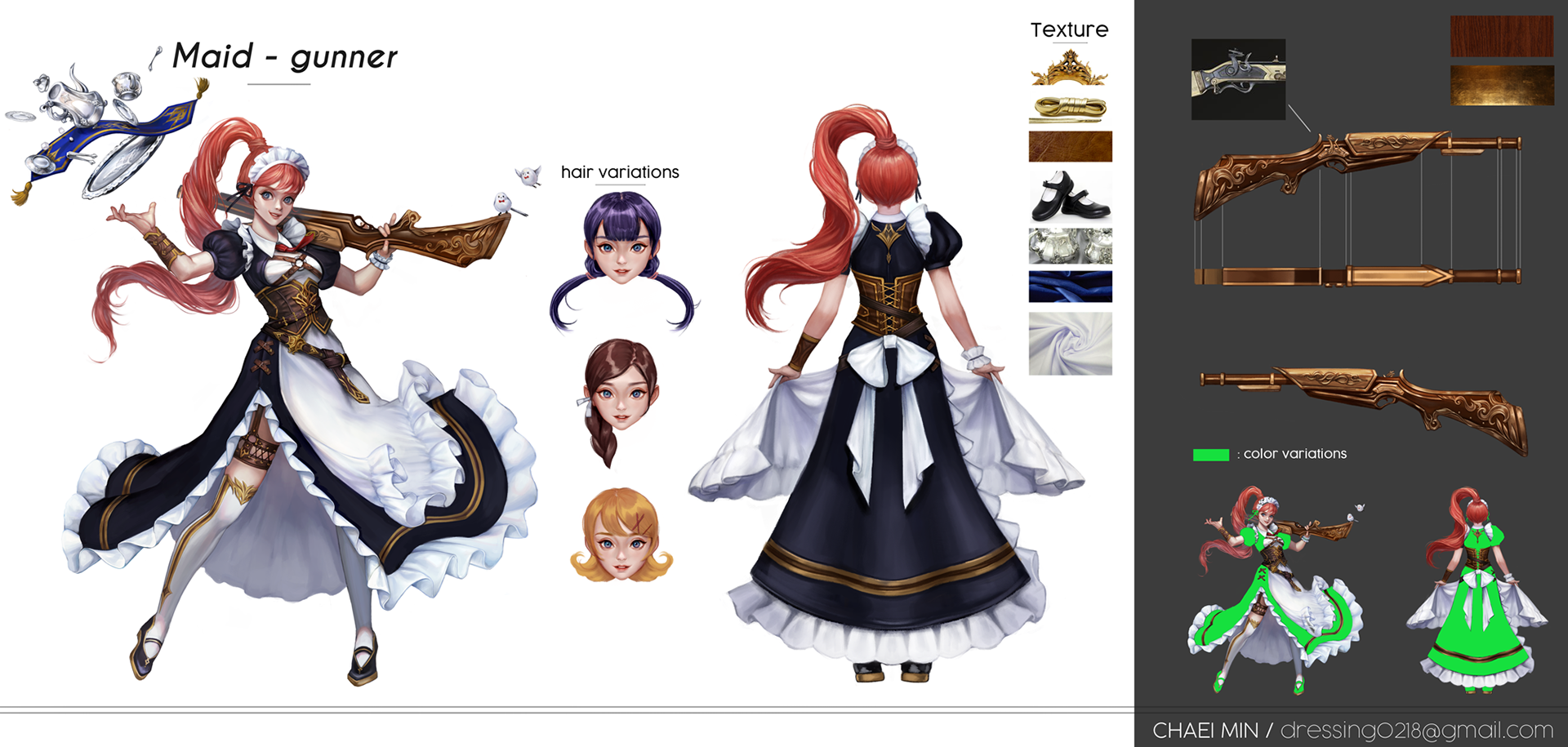 Chaei Min Maid Gunner