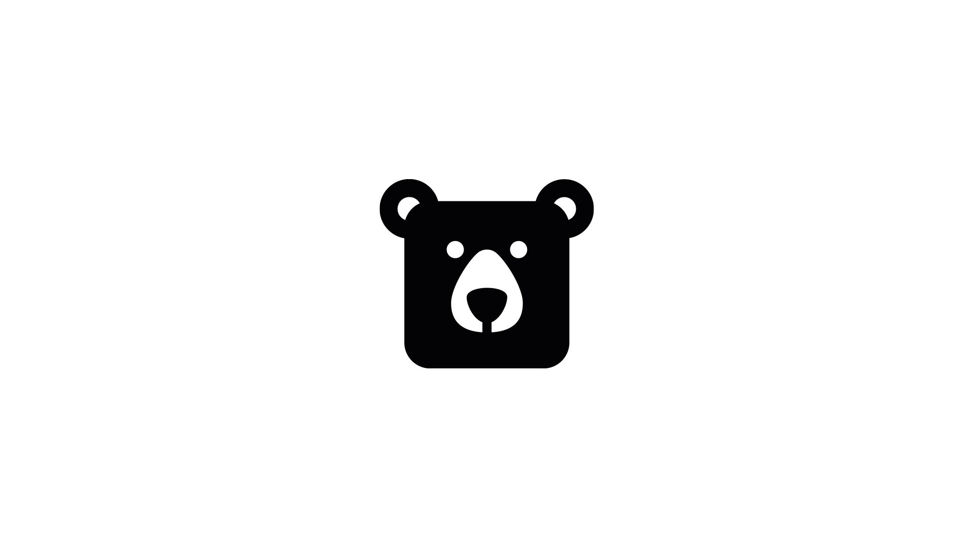Bear Square Logo Design by Jeffrey Dirkse