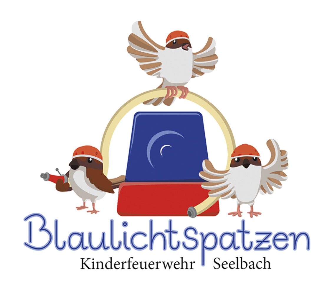 "Blaulichtspatzen" Logo for a Junior Fire Department
