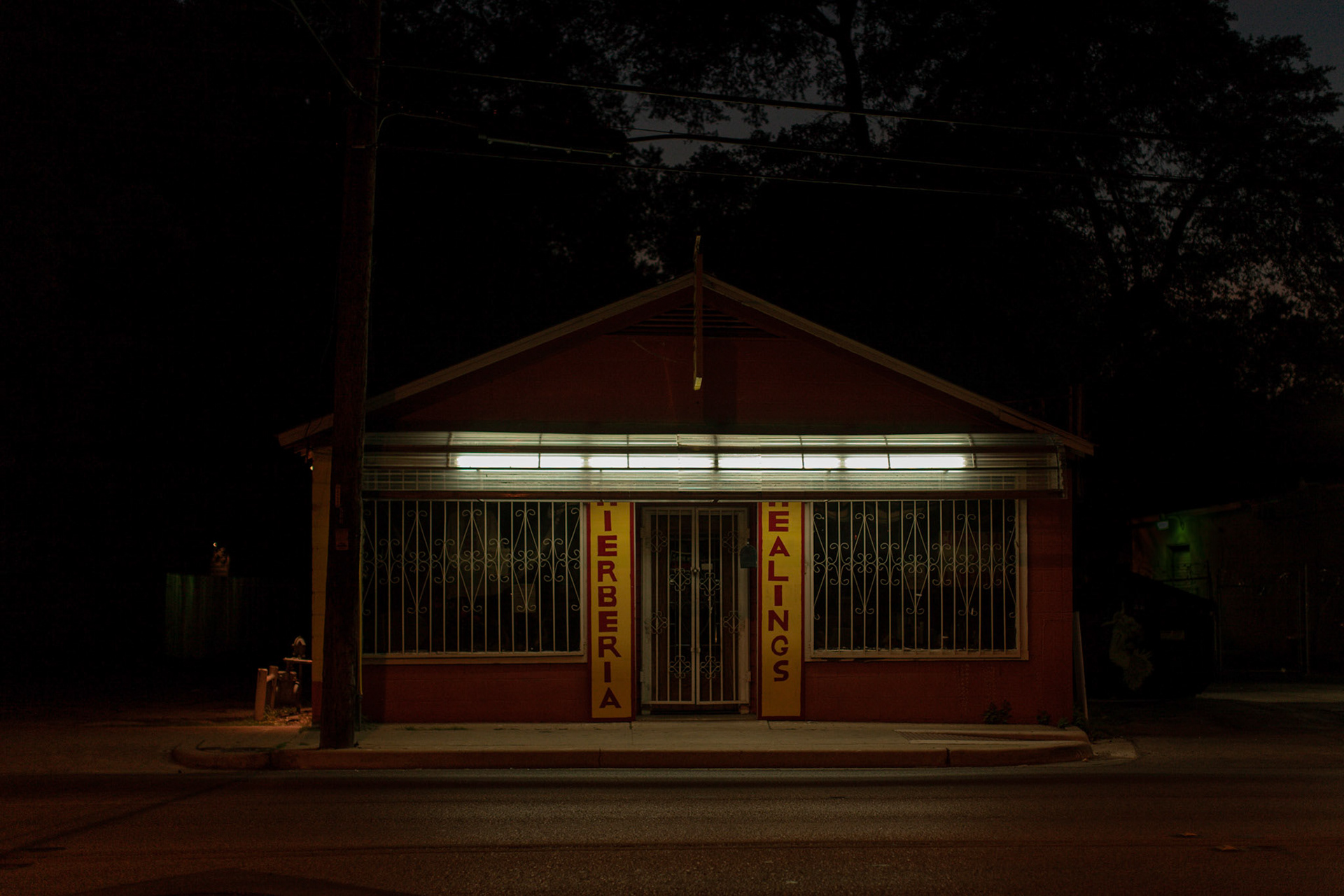 A Mexican importer storefront on 1st Street in Austin.