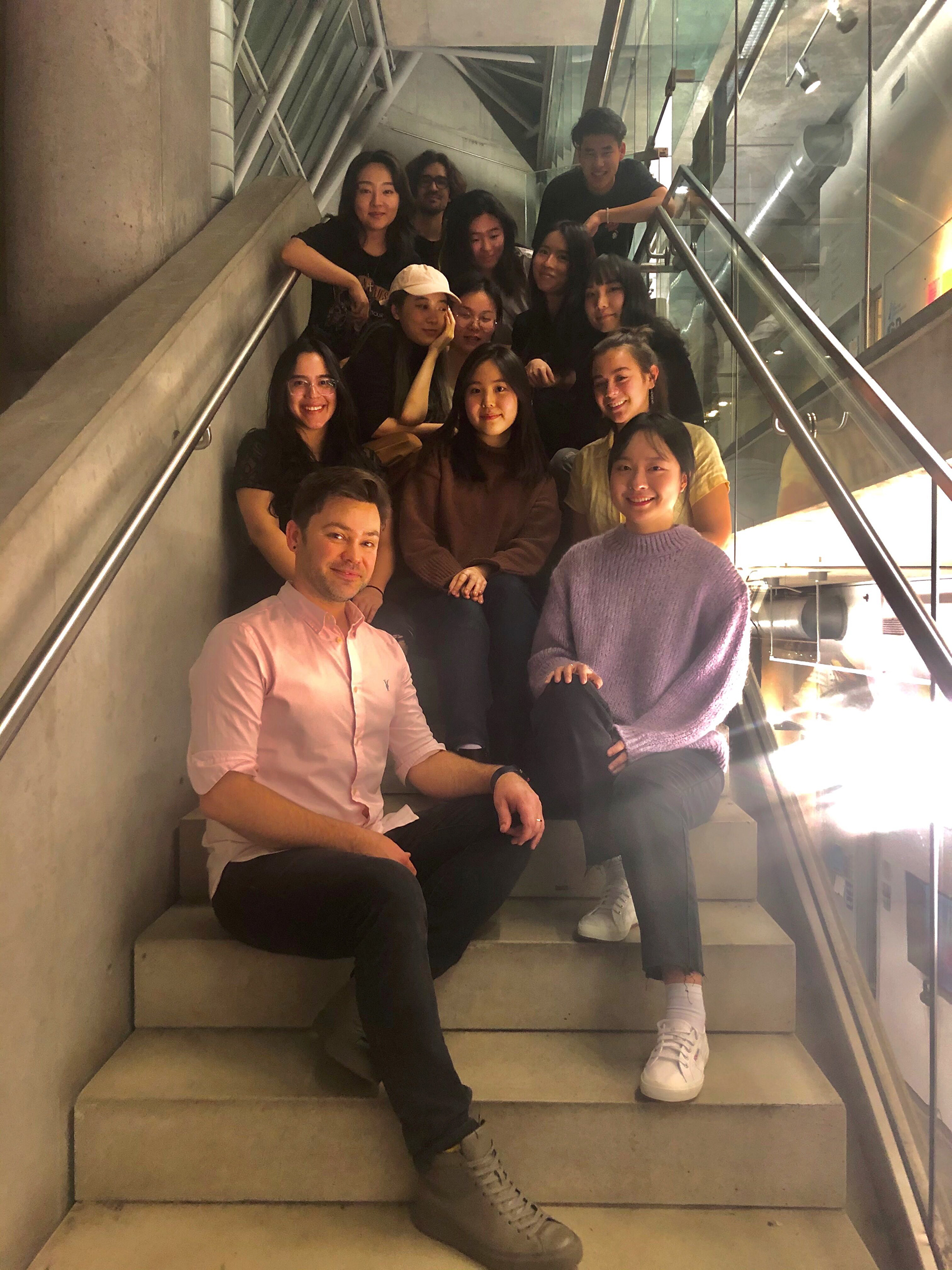 Team Times New Roman with visiting designer Nathan Hill