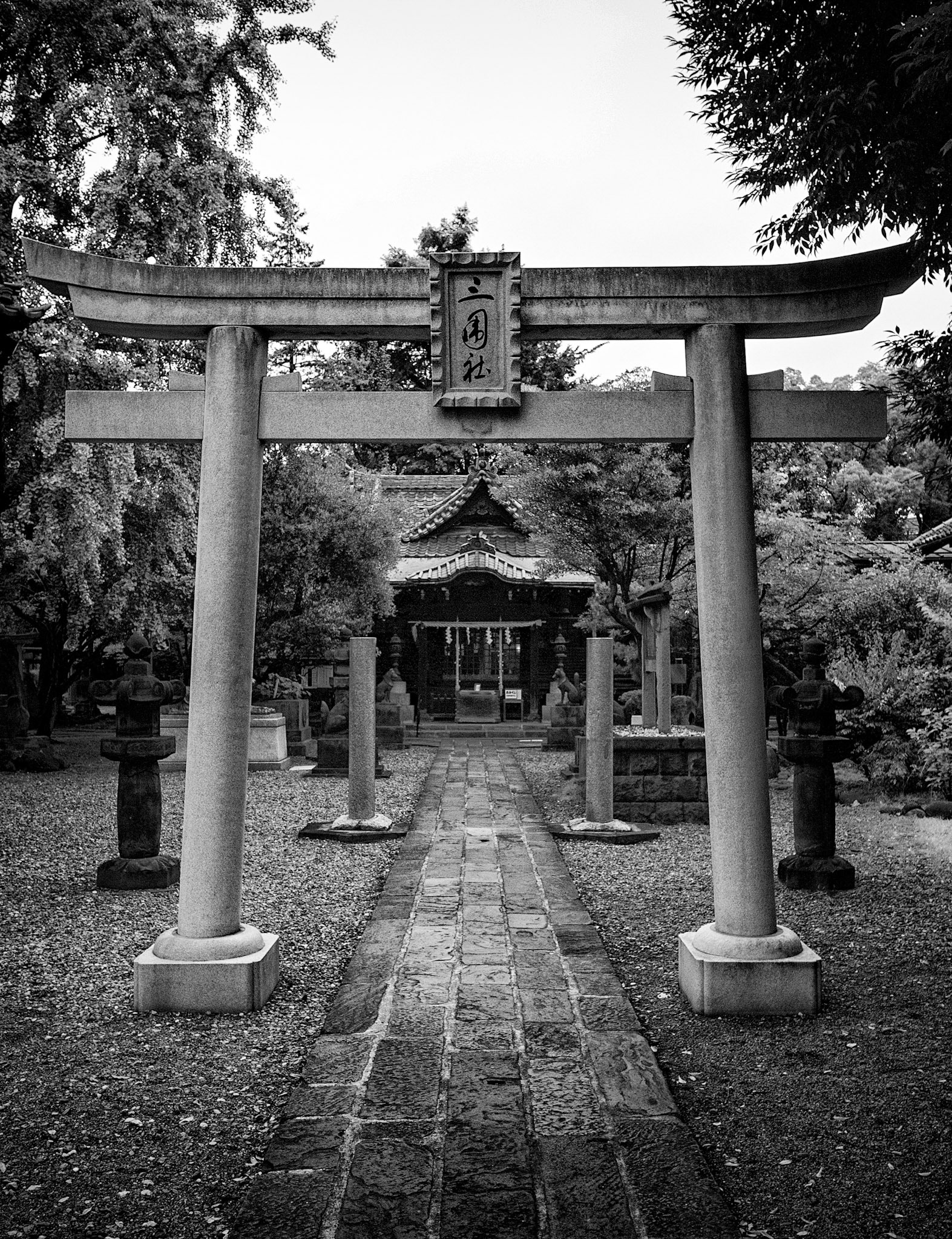 Torii Entrance Shrine Tokyo Japan 1