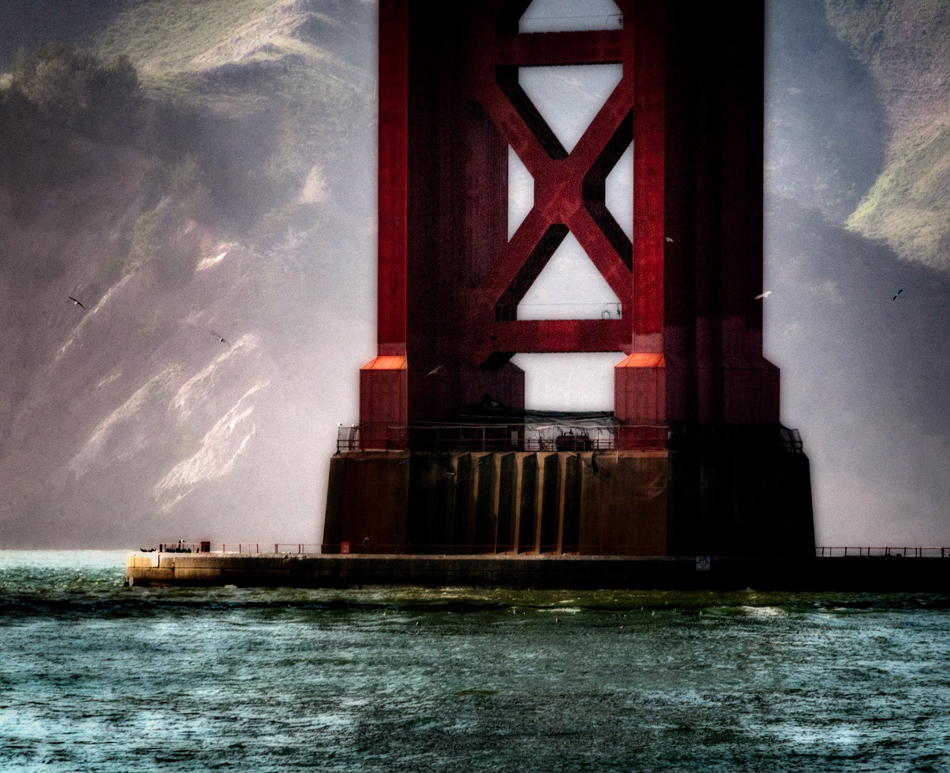 Base of the Golden Gate